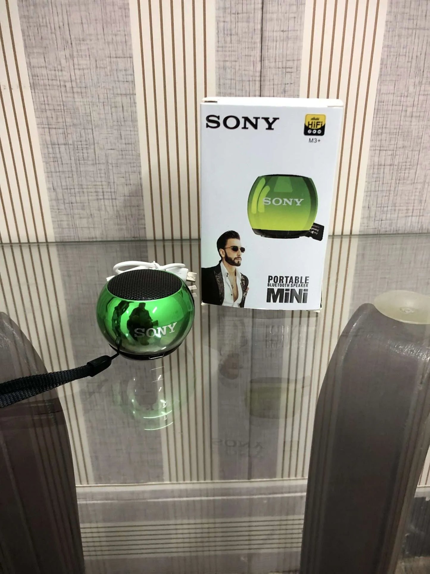 Sony Mini Portable Bluetooth & Rechargeable Speaker With Memory Card Support (Random color)