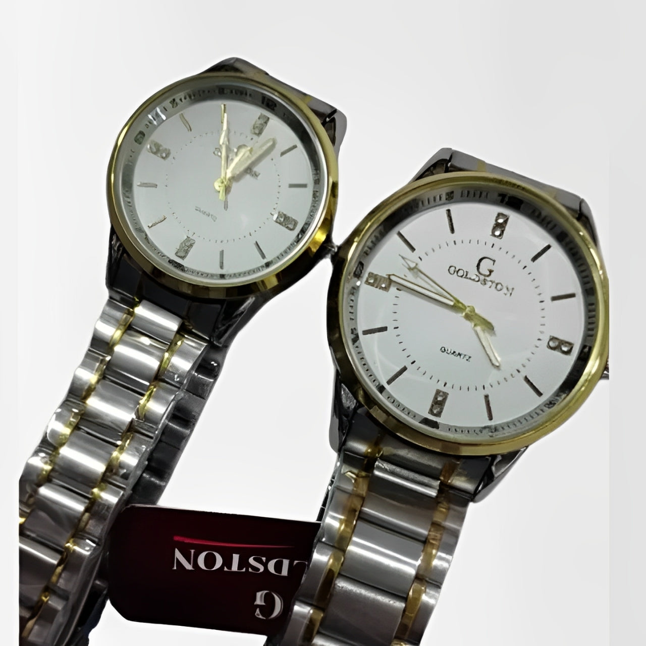Stainless Steel (Couple Watch) | GOLDSTON | Quartz | New Luxury Design
