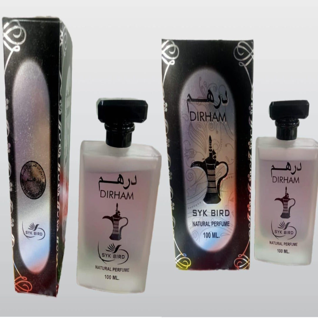 Dirham Perfume Golden – Long-lasting | Natural Perfume For Unisex | Fragrance For Men – 100 Ml